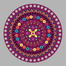 Grafilli Design Baskılı 2 Adet Boncuk Çiçek Tasarımlı Ahşap Çanta Plakası 24