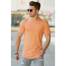 Madmext Basic Turuncu Erkek T-Shirt 4500