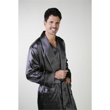 Ancelo Saten Pijama Takım ve Robdöşambr 3lü Damat Çeyiz Set ANC333