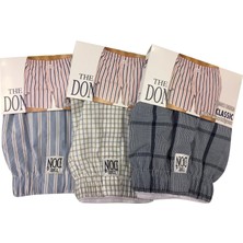 The Don 3'lü  Poplin Boxer %100 Cotton Kumaş Boxer