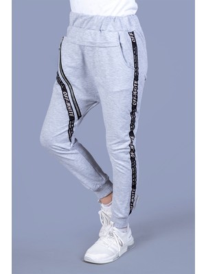 Toontoy Kız Çocuk Fermuar Detaylı Şalvar Tipi Eşofman Alt