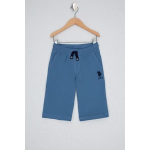 U.S. Polo Assn. Erkek Çocuk İndigo Örme Şort 50222486-VR028
