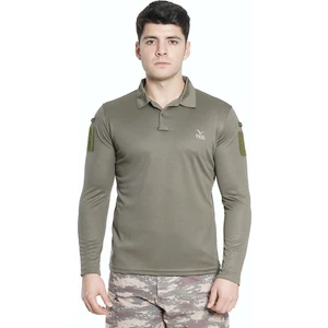 Tactical Uzun Kollu Haki Yakalı Haki I Taktik Tişört