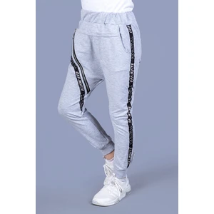 Kız Çocuk Fermuar Detaylı Şalvar Tipi Eşofman Alt