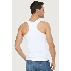 Elit 1304 6'lı Paket Erkek Rambo Modal Elastan Spor Atlet  Beyaz