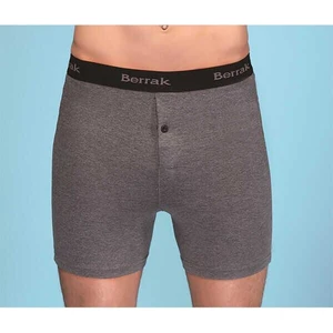 1059 Likralı Düğmeli Erkek Boxer 6 Adet