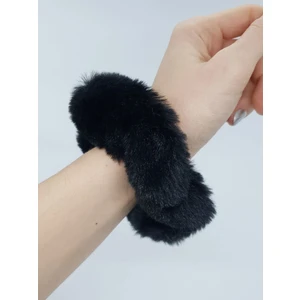 179A - Orta Boy Suni Kürk Peluş Saç Lastiği