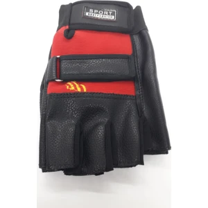 Deri Kesik Eldiven Siyah Erkek