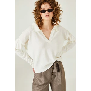 Polo Yaka Oversize Triko Kazak