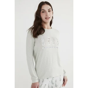 Mint Yeşili Mint Happy Sweatshirt