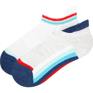 Çok Renkli Erkek Çocuk  Colorful Stripe 2'li Patik Çorap