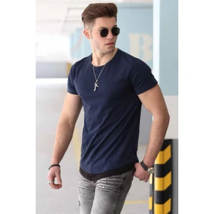 Basic Lacivert Erkek T-Shirt 4465
