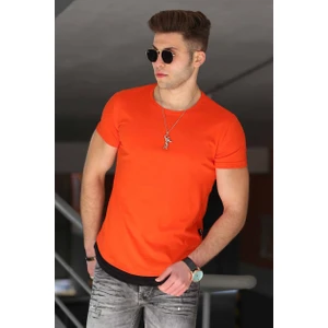 Basic Turuncu Erkek T-Shirt 4465