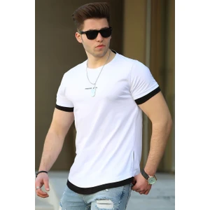 Basic Beyaz Erkek T-Shirt 4459