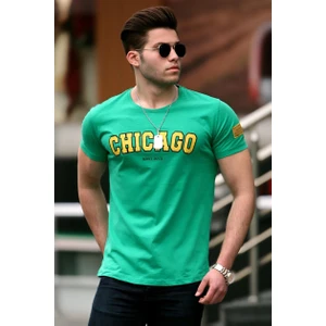 Baskılı Yeşil Erkek T-Shirt 4485
