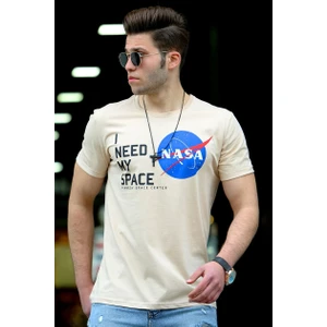 Camel Baskılı Erkek T-Shirt 4509