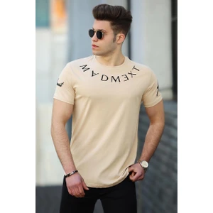 Camel Nakışlı Erkek T-Shirt 4512