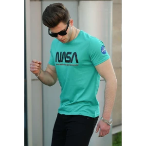 Baskılı Yeşil Erkek T-Shirt 4525