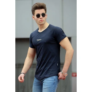 Basic Lacivert Erkek T-Shirt 4516