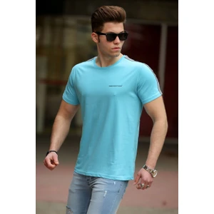 Basic Turkuaz Erkek T-Shirt 4513