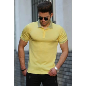 Madmext Erkek Sarı Polo T-Shirt 4536