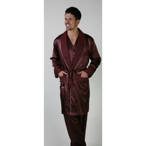 Saten Pijama Takım ve Robdöşambr 3lü Damat Çeyiz Set ANC333