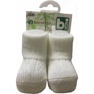 Bambu Jakarlı Kız Erkek Bebek Yumuşak Çorap