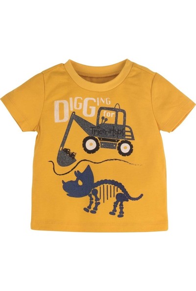 Mamino T-Shirt Erkek Bebek Sarı
