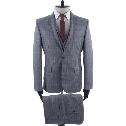 Yünlü Slimfit Yelekli Drop 6 Takım