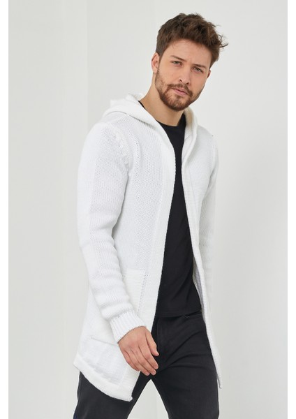 Erkek Beyaz Desenli Triko HIRKA-HRK8085R04S