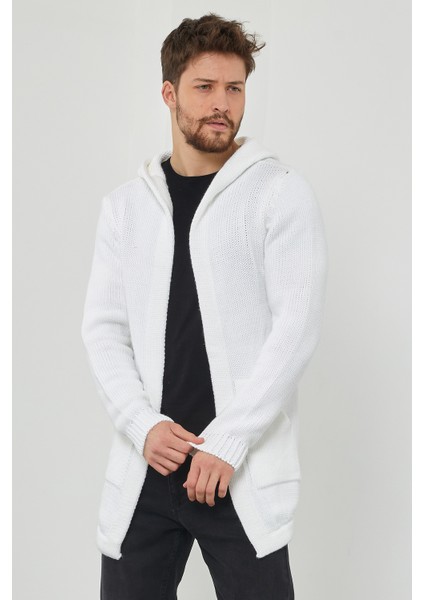 Erkek Beyaz Desenli Triko HIRKA-HRK8085R04S