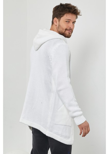 Erkek Beyaz Desenli Triko HIRKA-HRK8085R04S