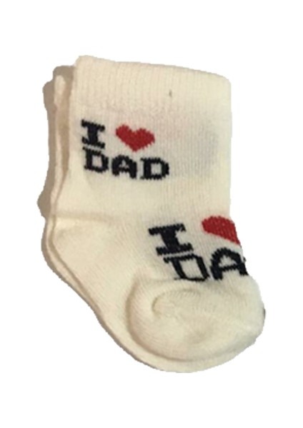 I Love Dad Üçlü Çorap