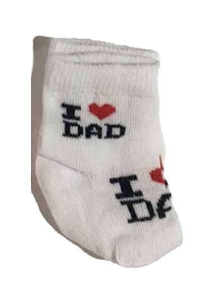 I Love Dad Üçlü Çorap