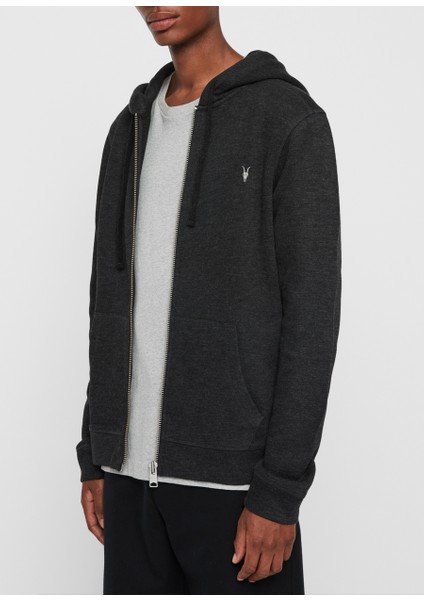 Erkek Jonah Zip Hoody tshirt MF066R U004934 - Koyu gri