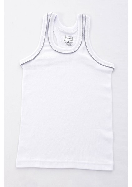6 Adet Erkek Çocuk 0130 Spor Atlet Beyaz