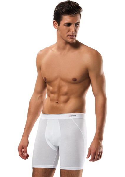 Pamuk Elastan Uzun Boxer