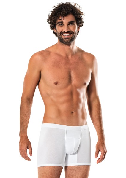 Modal Boxer Beyaz 1567B