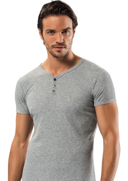 Erdem İç Giyim Kaşkorse Çıtçıtlı T-Shirt