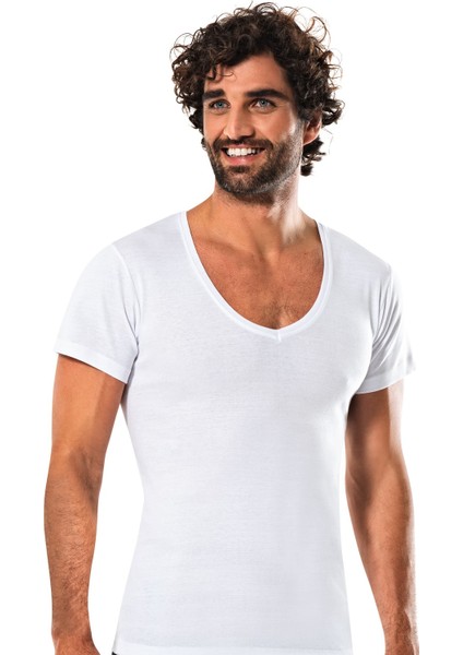 Derin V Yaka T-Shirt