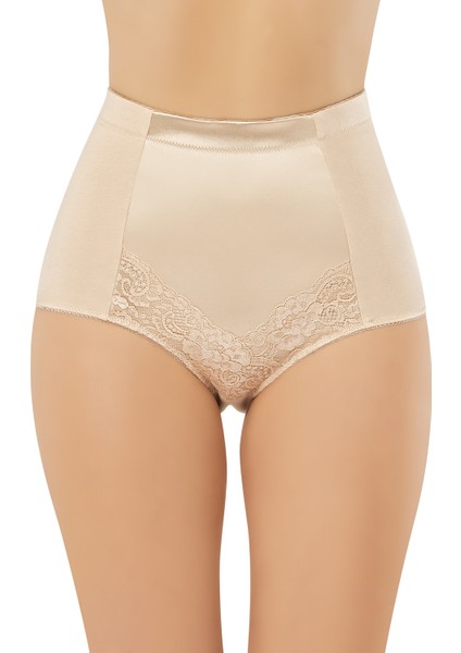 Yüksel Bel Dantelli Saten Külot