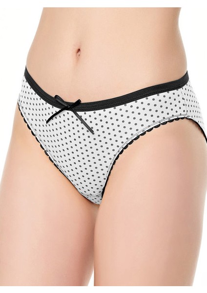 Puantiyeli Kadın Slip Külot