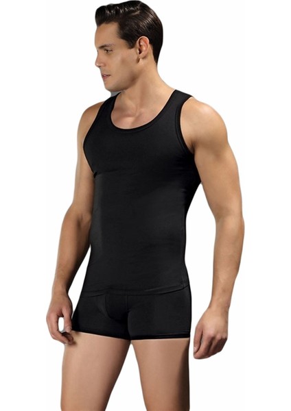 Erkek Siyah Atlet Boxer Takım 80088