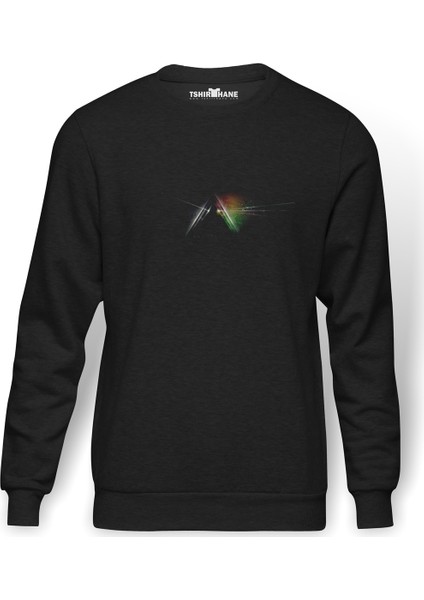 Pink Floyd Kız Steella Metal Rock Baskılı Füme Erkek Örme Sweatshirt Uzun Kol