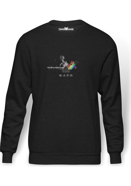 LED Zeppelin Metal Rock Music Müzik Baskılı Füme Erkek Örme Sweatshirt Uzun Kol