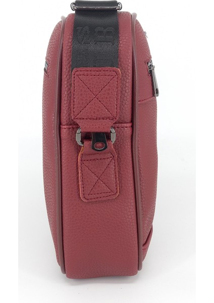 8043 Unisex Postacı Çapraz Çanta Bordo modelleri