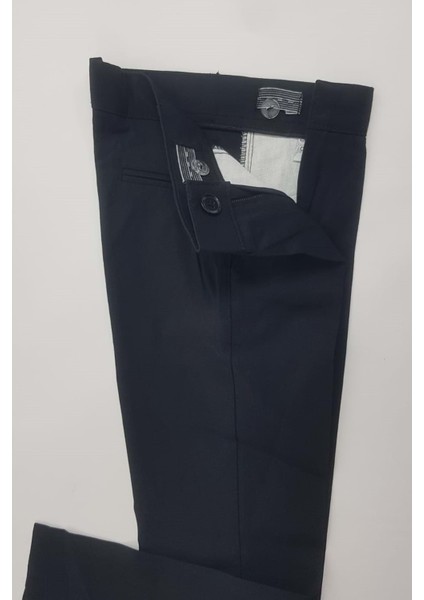 Mnk Lacivert Gabardin Fermuarlı Cepli Çocuk Pantolon 9 Ay