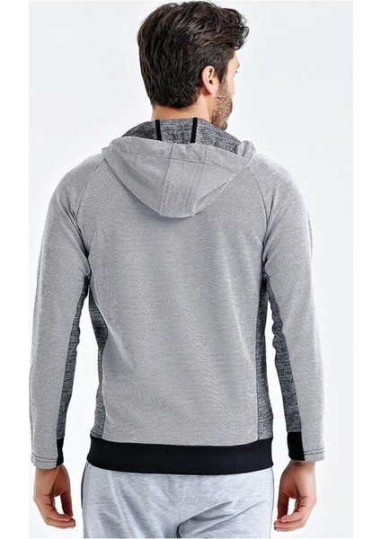 Sweat Poly. Kapşonlu Grey M fırsatları