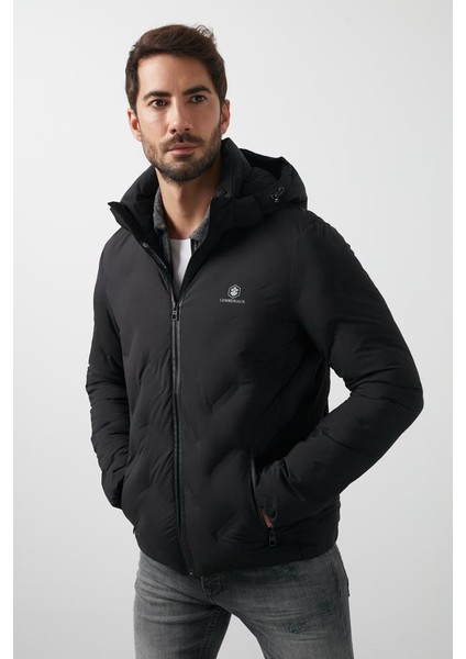 Henry Coat Erkek Kapüşonlu Şişme Mont
