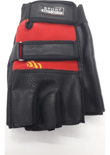 Deri Kesik Eldiven Siyah Erkek